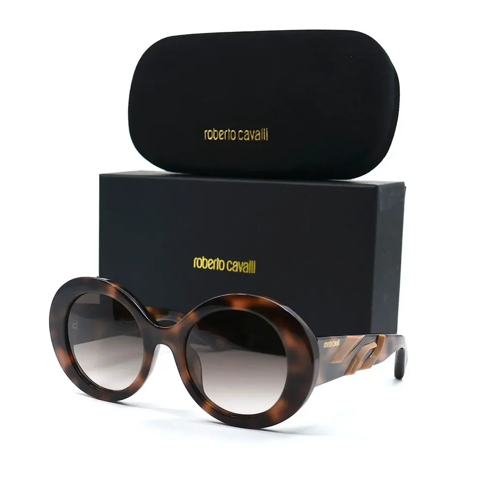 NEW ROBERTO CAVALLI SRC010M 02BV HAVANA BROWN GRADIENT AUTHENTIC SUNGLASSES